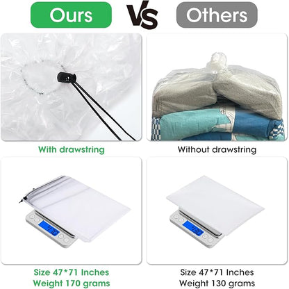 Large Balloon Bags for Transport 4 Pack, Big Drawstring Plastic Balloon Storage - Image 4