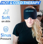 Coldest Gel Ice Headache Migraine Face Relief Hat, Cold Therapy Migraine Relief Cap Migraine Ice Head Wrap Ice Pack Mask, Cold Compress Headache Relief Cap