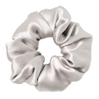 LilySilk Brand 100% Mulberry Silk Hair Scrunchie, Bright Coffee, No Damage, Elastic Silk Ponytail Holder, 1 Count, Suitable for All Hair Styles and Lengths