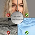 Silk Pillow Cases 2 Pack Soft Breathable and Sliky Queen Size Pillow Cases Set of 2,Natural Mulberry Satin Silk Pillowcase with Hidden Zipper for Hair and Skin (Sky Blue,20"X 30",2pcs)