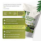 Henna Hair Color, Neutral Henna Powder for Hair Growth 100 Grams, Cassia Obovata Powder, Organic, Dye Free