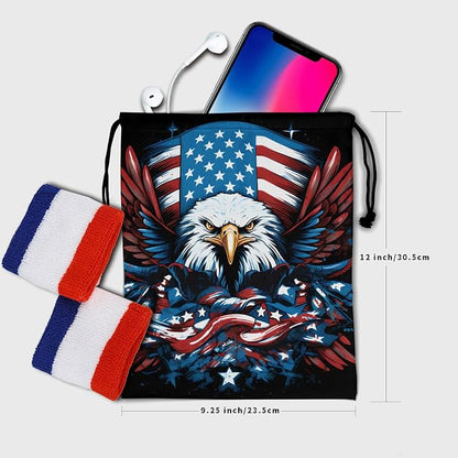 Patriotic Bird Gymnastics Grip Bag - Image 6
