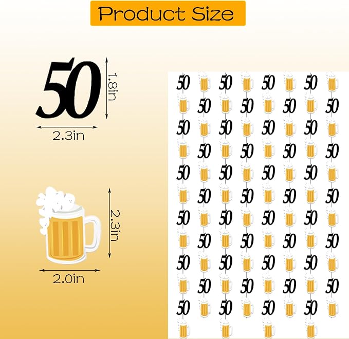 Beer Birthday Banner for Beer Party and Birthday Wedding Party Supplies - Image 2