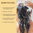 Eczema & Psoriasis Shampoo & Conditioner Set For Men & Women (2 Pack)-Aloe Vera & Manuka Honey for Gentle Itchy, Dry Scalp Treatment-Dandruff, Seborrheic Dermatitis, Sulfate-Free, Hypoallergenic 8oz