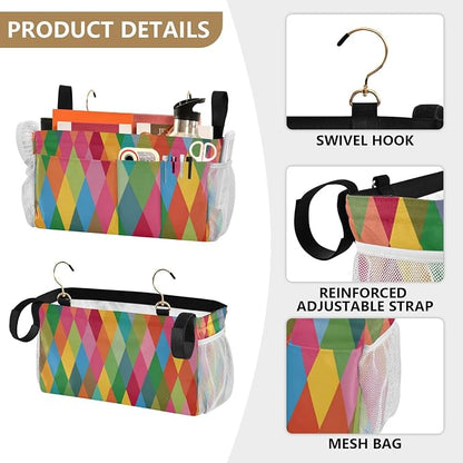 Bedside Caddy Hanging Bunk Bed Caddy Bed Organizer Hanging Pocket - Image 5