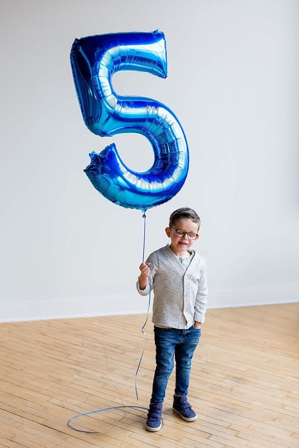 Number Balloons 15 Balloon Dark Blue - Image 2