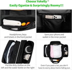 Gym Bag 22 inch Sport Duffle Bag for Men - 55L Weekender Duffel Bag for Travel 22“×12”×13“ - Black