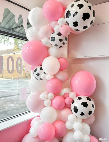 Cowgirl Balloon Arch Kit with Cow Print Balloons - Image 6