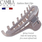 Camila Paris CP3222 French Hair Clip for Women, Small Narrow, Open, Girls Hair Claw Clips Jaw Fashion Durable and Styling Hair Accessories for Women, Strong Hold No Slip Grip, Made in France