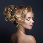 Geyoga 6 Pieces Vintage Hair Barrettes for Women Retro Flower French Pearl Crystal Rhinestones Clips Hair Pins for Women Styling Accessories(Classic Style)