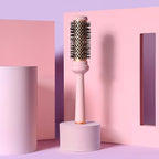 Magic Curling Round Brush (Wavy 1.3 Inch), Non-electronic, Self-Standing Round Quick Styling Brush, Great Blowout, Ceramic Coated/Ionic Thermal Barrel, Blowout Volume, Wave Styler