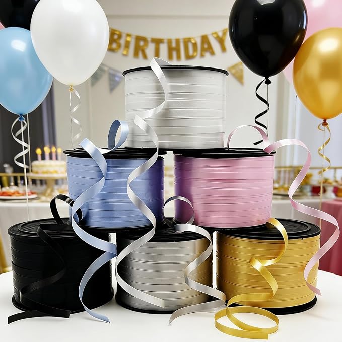 Decorative Curly Ribbon for Gift Wrapping, Party Balloon Decoration - Image 2