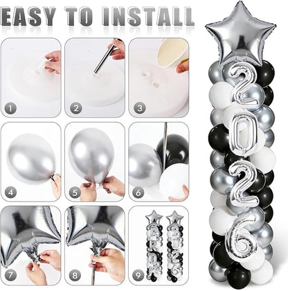 2 Sets Graduation Balloon Column Stand Kits - Image 5