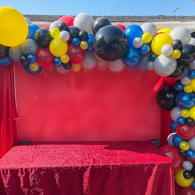 Red Yellow Blue Balloon, Themed Party Supplies - Image 3