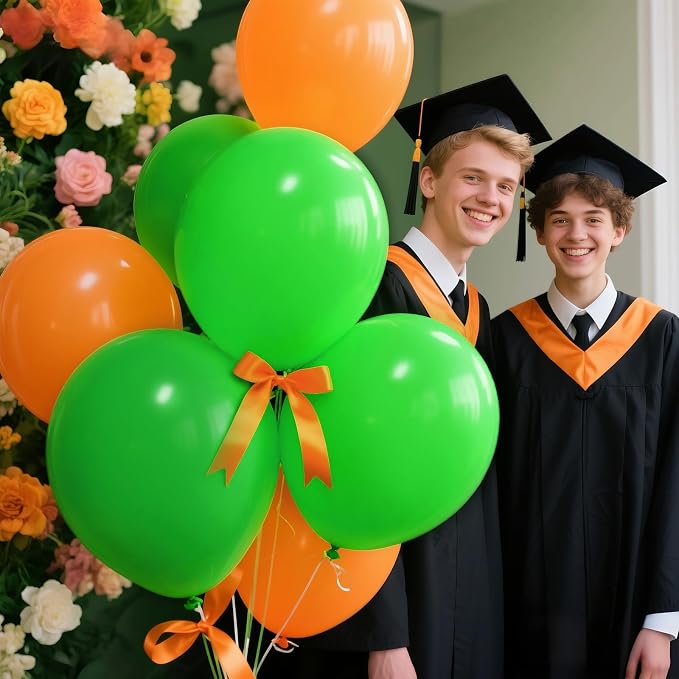 32 Pack 18 Inch Light Green Latex Balloons - Image 8