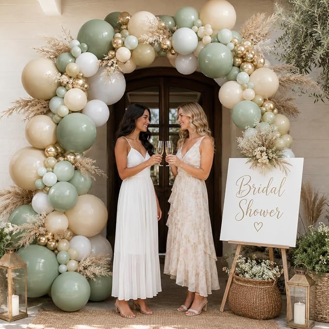 Sage Green Balloon Garland Kit - Image 5