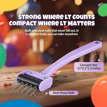 Enhon Balloon Popper Tool with 15 Steel Pins, Safe Balloons Popping Tool with - Image 3