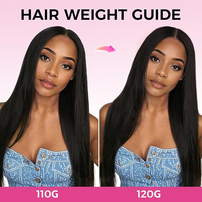 Lashey Seamless Clip in Hair Extensions Human Hair 120g 7pcs Straight Thick Remy Human Clip in Hair Extensions with Full End 20 Inch Natural Black