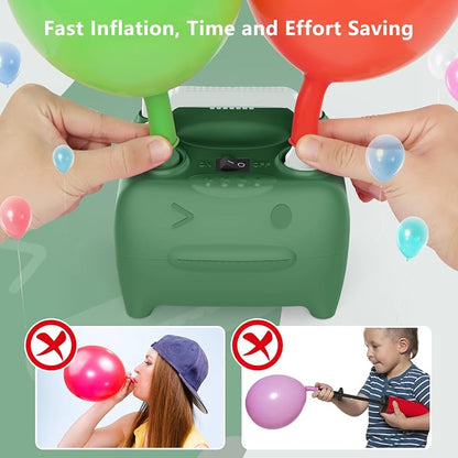 OWill Balloon Pump Electric, Balloon Inflator Electric Air Pump, Portable Dual - Image 4