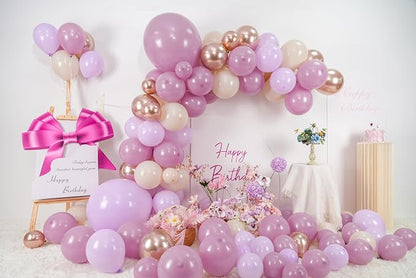 Dusty Purple Balloon Arch Kit, Boho Balloon Garland - Image 3