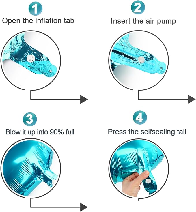 LightBlue 2 Balloon - Image 6
