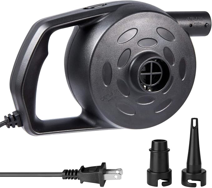 Etekcity Air Pump for Inflatables, Portable Electric Air Mattress Pump by Etekcity
