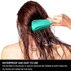 Detangling Brush for Afro American/African 3a to 4c Kinky, Wavy/Curly/Coily Hair - Scalp Massaging Comb for Thick/Long, Wet/Dry/Oily Hair (3 pcs, 3-Black)