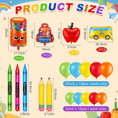 168pcs Back to School Balloon Garland Arch Kit - Image 4