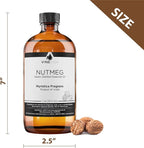 VINEVIDA Nutmeg Essential Oil - 16 oz Undiluted - DIY Candle Scents & Soap Making