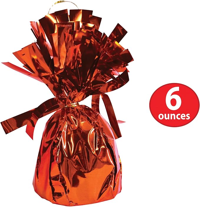 Beistle Metallic Wrapped Balloon Weights, Centerpieces and Table Décor - Image 2