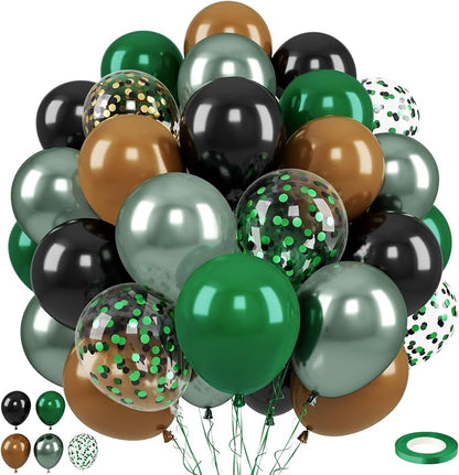 Paready Green and Brown Balloons by Paready