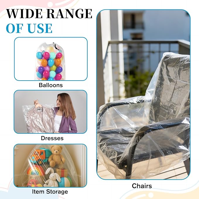 6 PCS Balloon Bags, 2 Sizes Balloon Bags - Image 7