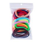 EBOOT 20 Pieces Large Stretchy Hair Ties Elastic Braids Bands Ponytail Holders Headband for Thick Heavy and Curly Hair School Home(5 cm in Diameter, 1 cm in Width,Multicolor)