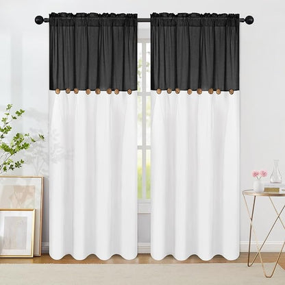Farmhouse Cotton Linen Curtains by FRAMICS