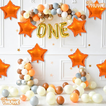 Orange Star Balloons 18 Inch - Image 5