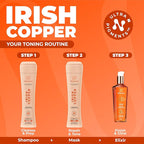 naissant Irish Copper Hair Toning Mask | Ultra High-Purity Pigments | Deposits Deep Copper Tone | Hyaluronic Acid, Collagen & Biotin | Paraben, Ammonia & Sulfate Free | 10.1 Fl. Oz