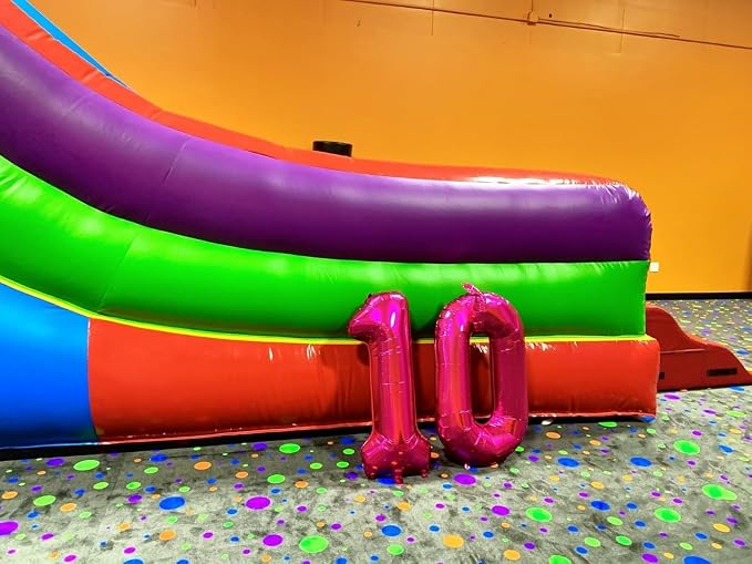 0 Balloon 40 inch Pink Number Balloons - Image 3