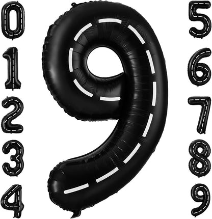 9 Number Race Car Balloons by BBPOOL
