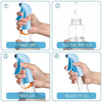 Spray Bottle for Hair (6.8OZ /200ML) Continuous Ultra Fine Mist Sprayer for Hair Blue
