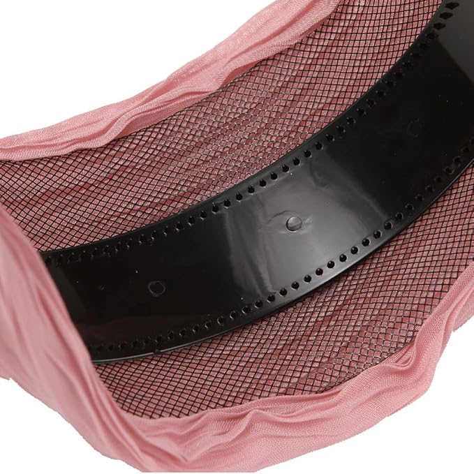 LONEEDY 5 Pack Wide Hard Headband with Teeth for Women, Girls’s Hair Band Pleated Cloth Fabric Hair Hoop Accessories (Mixed colors A)