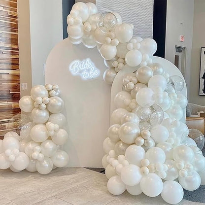 Pearl White Balloons - Image 5