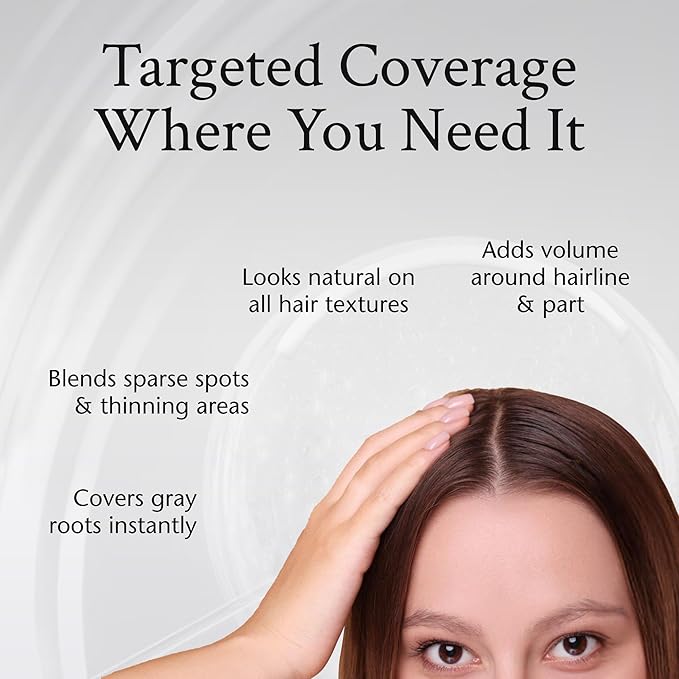 Boyd’s Brush It Away | Grey Hair Root Touch Up for Women & Men | Temporary Hair Color Mascara | Quick-Dry Water-Resistant Concealing Formula | Light Brown, 4-Pack