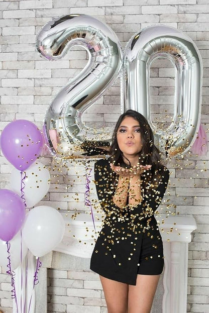 Sliver 20 Balloon - Image 3