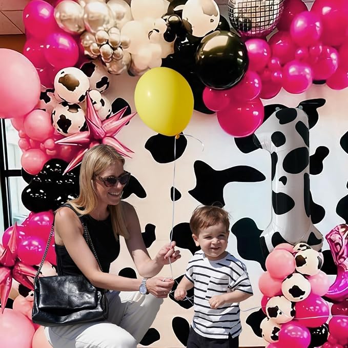 Cow Print Number Balloons, Large Foil Number 9 Balloon 40 Inch Cow Balloon - Image 7