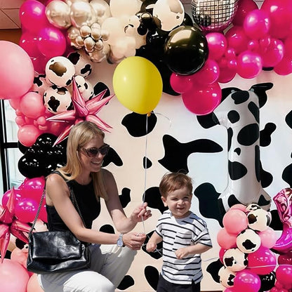 Cow Print Number Balloons, Large Foil Number 1 Balloon 40 Inch Cow Balloon - Image 5
