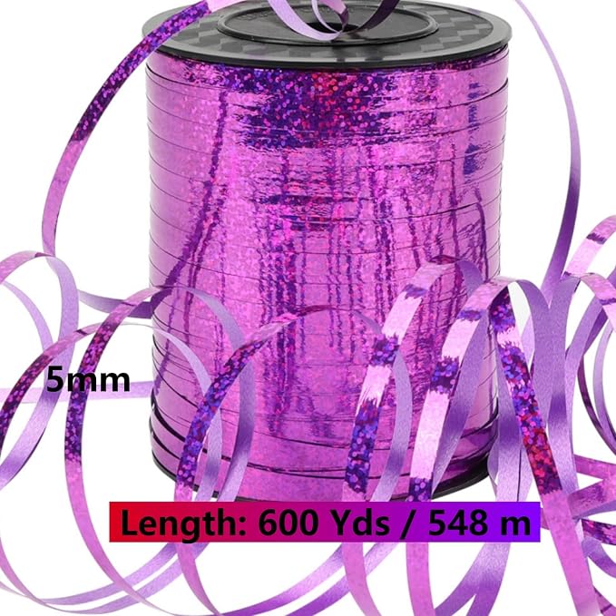 600 Yards Curling Ribbon, Balloon String Roll Ribbon and Bows - Image 4