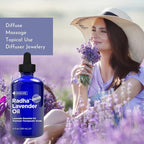 Radha Beauty Lavender Essential Oil 4 oz. - 100% Natural & Therapeutic Grade, Steam Distilled for Aromatherapy, Relaxation, Sleep, Laundry, Stress & Anxiety Relief, Meditation, Massage, Headaches