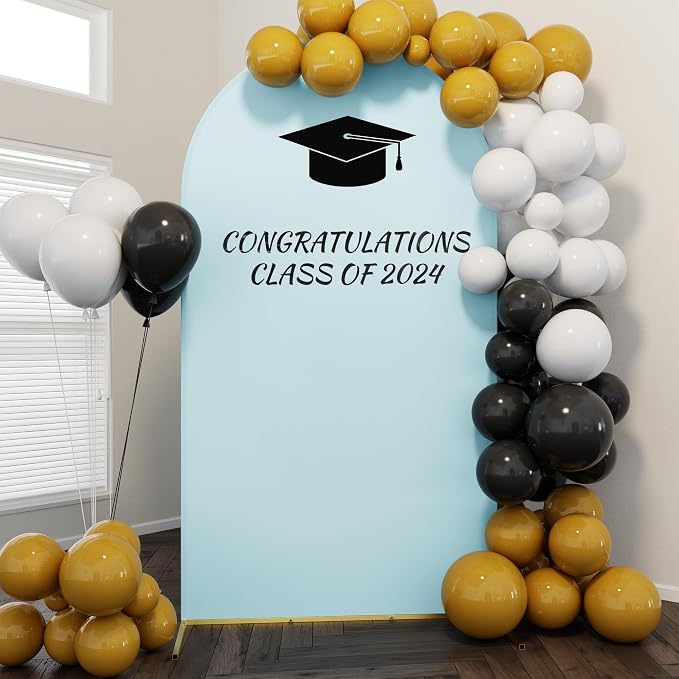 Neatsure Arch Backdrop Stand and Cover Set, 7.2FT Metal Photo Balloon Arch - Image 5