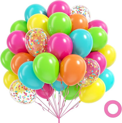 60pcs Tropical Balloons 12inch by Unknown