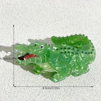Alligator Hair Clips Cute Animal Hair Claw Clips Strong Hold Crocodile Hair Jaw Clip Funny Animal Hair Barrettes Amphibians Claw Clip Daily Wear Holiday Hair Accessories for Women Hair Decoration